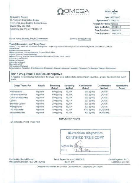 omega hair test|omega drug testing results.